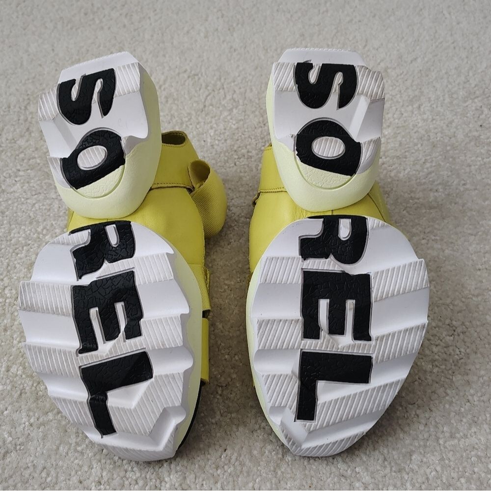 Sorel Kinetic Impact Yellow Outdoor Hiking Sandals - Picture 8 of 12